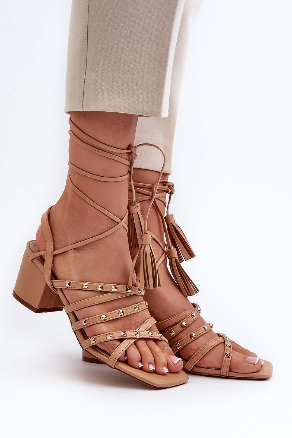 Heel sandals model 197582